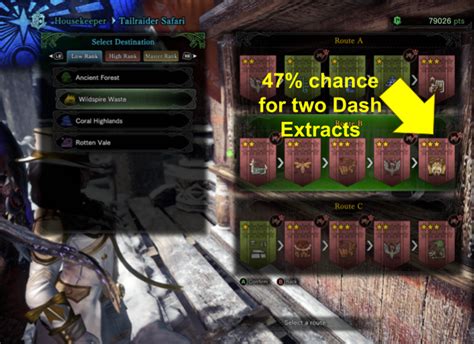 mhw dash extract|nourishing extract mhw.